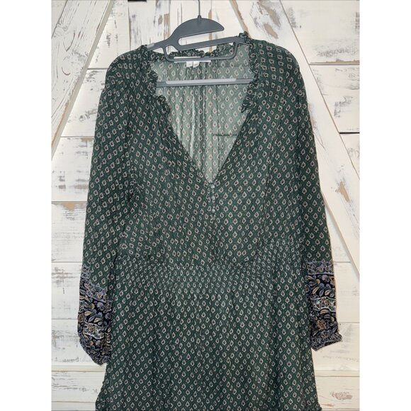 Veronica Beard Destiny print Paisley 100% silk dress W/ Slip. Size 18 MSRP $598 - Picture 4 of 12